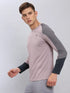 Men Colorblock Slim Fit Crew Neck T-shirt with TECHNO COOL+