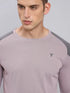 Men Colorblock Slim Fit Crew Neck T-shirt with TECHNO COOL+