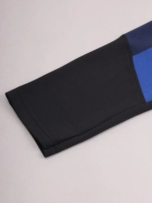 Men Colorblock Slim Fit Crew Neck T-shirt with TECHNO COOL+