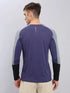 Men Colorblock Slim Fit Crew Neck T-shirt with TECHNO COOL+