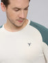 Men Colorblock Slim Fit Crew Neck T-shirt with TECHNO COOL+