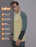 Men Colorblock Slim Fit Crew Neck T-shirt with TECHNO COOL+
