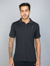 Men Solid Slim Fit Polo T-shirt with TECHNO COOL+