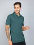 Men Solid Slim Fit Polo T-shirt with TECHNO COOL+