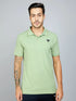 Men Solid Slim Fit Polo T-shirt with TECHNO COOL+