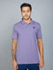 Men Solid Slim Fit Polo T-shirt with TECHNO COOL+
