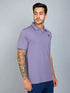 Men Solid Slim Fit Polo T-shirt with TECHNO COOL+