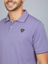 Men Solid Slim Fit Polo T-shirt with TECHNO COOL+