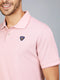 Men Solid Slim Fit Polo T-shirt with TECHNO COOL+