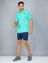 Men Solid Slim Fit Polo T-shirt with TECHNO COOL+