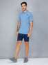 Men Solid Slim Fit Polo T-shirt with TECHNO COOL+