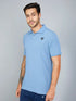 Men Solid Slim Fit Polo T-shirt with TECHNO COOL+