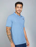 Men Solid Slim Fit Polo T-shirt with TECHNO COOL+