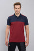 Men Colorblock Slim Fit Polo T-shirt with TECHNO COOL+