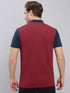 Men Colorblock Slim Fit Polo T-shirt with TECHNO COOL+