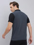 Men Colorblock Slim Fit Polo T-shirt with TECHNO COOL+