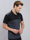 Men Colorblock Slim Fit Polo T-shirt with TECHNO COOL+