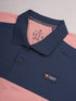 Men Colorblock Slim Fit Polo T-shirt with TECHNO COOL+