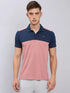 Men Colorblock Slim Fit Polo T-shirt with TECHNO COOL+