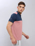 Men Colorblock Slim Fit Polo T-shirt with TECHNO COOL+