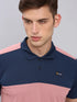 Men Colorblock Slim Fit Polo T-shirt with TECHNO COOL+