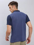Men Colorblock Slim Fit Polo T-shirt with TECHNO COOL+