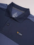 Men Colorblock Slim Fit Polo T-shirt with TECHNO COOL+