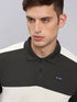 Men Colorblock Slim Fit Polo T-shirt with TECHNO COOL+