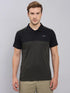 Men Colorblock Slim Fit Polo T-shirt with TECHNO COOL+
