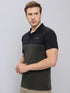 Men Colorblock Slim Fit Polo T-shirt with TECHNO COOL+
