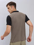 Men Colorblock Slim Fit Polo T-shirt with TECHNO COOL+