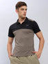 Men Colorblock Slim Fit Polo T-shirt with TECHNO COOL+