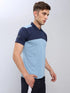 Men Colorblock Slim Fit Polo T-shirt with TECHNO COOL+
