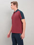 Men Colorblock Slim Fit Polo T-shirt with TECHNO COOL+