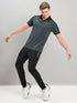 Men Colorblock Slim Fit Polo T-shirt with TECHNO COOL+