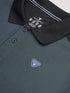 Men Colorblock Slim Fit Polo T-shirt with TECHNO COOL+