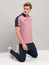 Men Colorblock Slim Fit Polo T-shirt with TECHNO COOL+