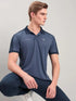 Men Colorblock Slim Fit Polo T-shirt with TECHNO COOL+