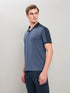 Men Colorblock Slim Fit Polo T-shirt with TECHNO COOL+