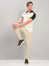 Men Colorblock Slim Fit Polo T-shirt with TECHNO COOL+