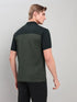 Men Colorblock Slim Fit Polo T-shirt with TECHNO COOL+