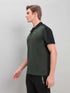 Men Colorblock Slim Fit Polo T-shirt with TECHNO COOL+