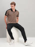 Men Colorblock Slim Fit Polo T-shirt with TECHNO COOL+