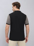 Men Colorblock Slim Fit Polo T-shirt with MATPIQ