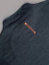 Men Melange Slim Fit Mock Neck T-shirt with TECHNO COOL+