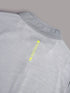 Men Melange Slim Fit Mock Neck T-shirt with TECHNO COOL+