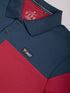 Men Colorblock Slim Fit Polo T-shirt with TECHNO DRY