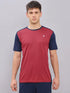 Men Colorblock Slim Fit Crew Neck T-shirt with TECHNO COOL+