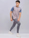 Men Colorblock Slim Fit Crew Neck T-shirt with TECHNO COOL+