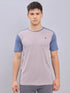 Men Colorblock Slim Fit Crew Neck T-shirt with TECHNO COOL+
